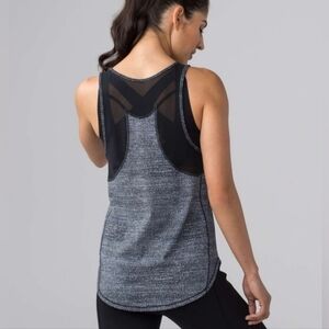 Lululemon Sculpt Tank Salt Alpine White Black